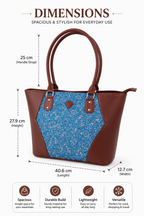 Pushp Neel Women Laptop Tote Bag