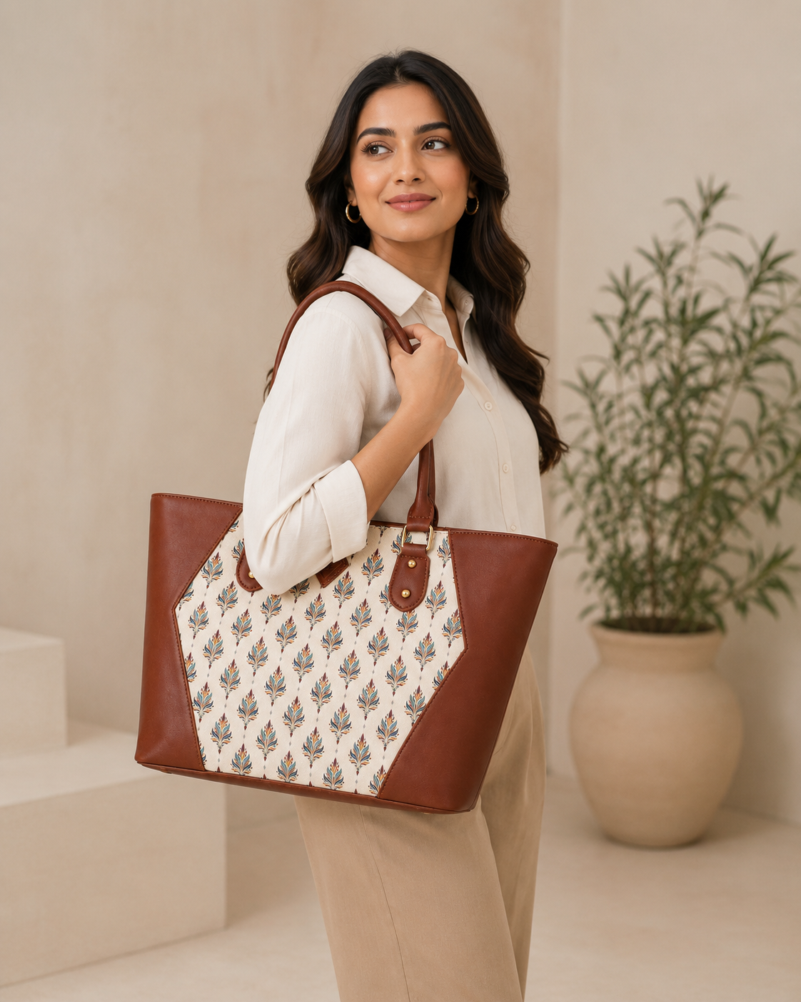 Vriksha Women Laptop Tote Bag