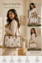 Vanika Heritage Women Laptop Tote Bag