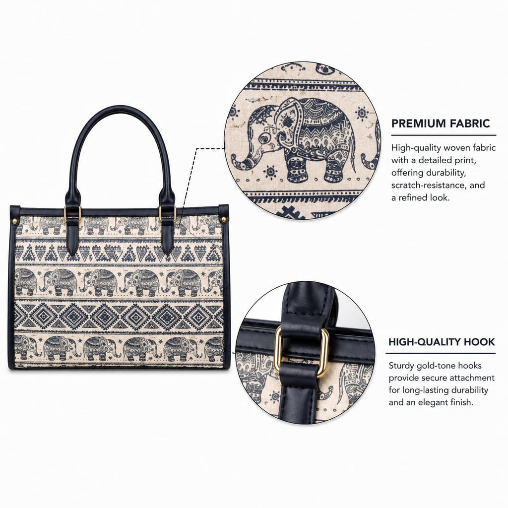 Gajraaj Heritage Women Laptop Tote Bag