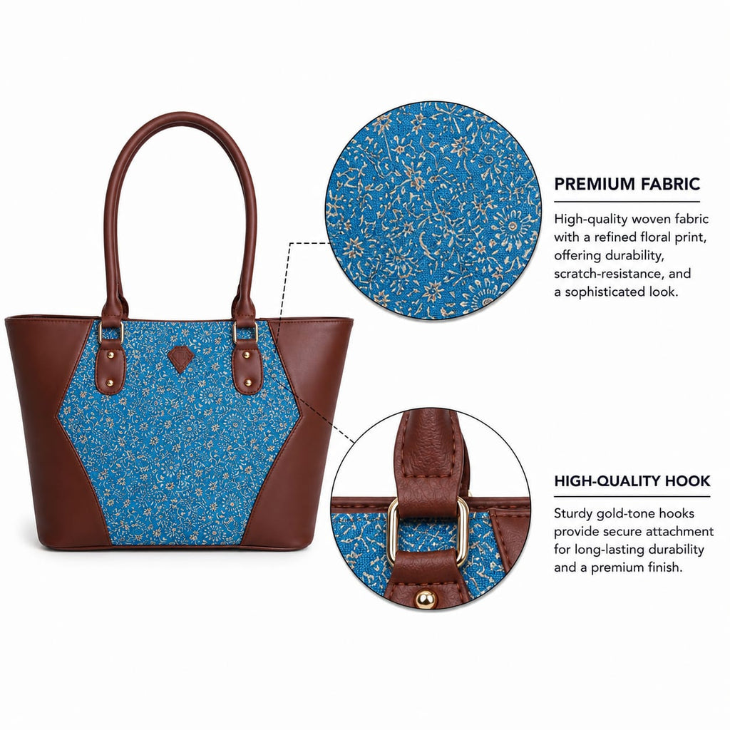 Pushp Neel Women Laptop Tote Bag